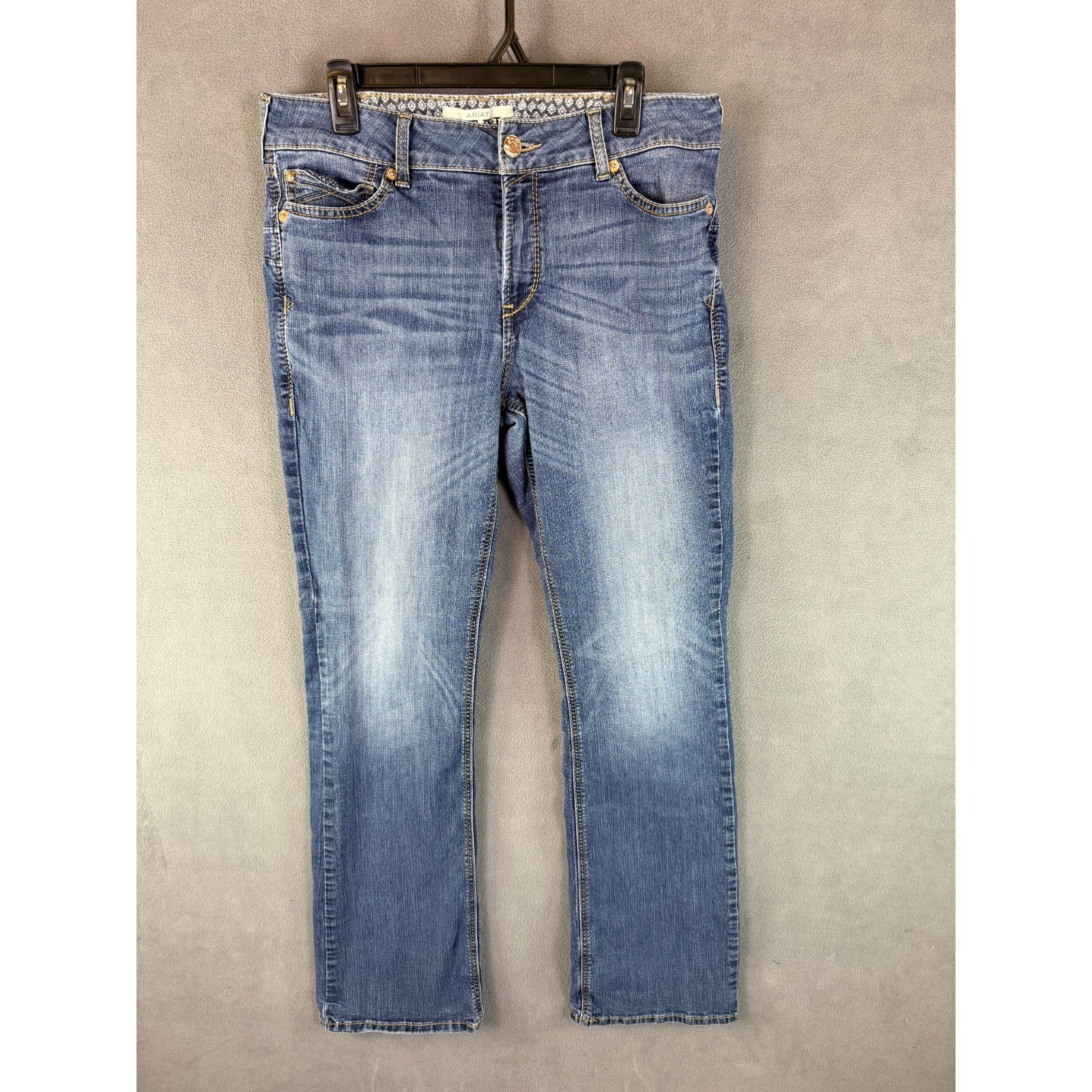 Ariat Real Denim Women's Jeans Size 33XL Western Cowgirl Perfect Rise Boot Cut 2