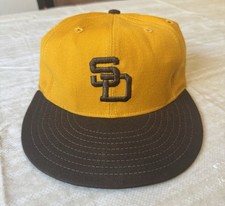 1971 San Diego Padres Hat / Game Used Worn Don Mason