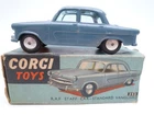 VINTAGE CORGI TOYS 352 RAF STAFF CAR STANDARD VANGUARD IN ORIGINAL BOX 1958