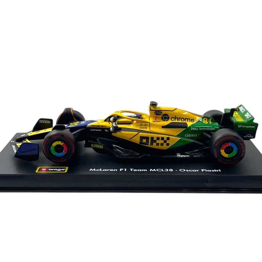 BBURAGO MCLAREN F1 MCL38 MONACO GP 2024  #81 O.PIASTRI  CON VETRINETTA - 18-3821 - Immagine 3 di 4