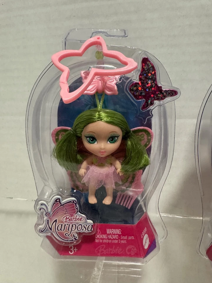 Barbie Mariposa Clip & Go Flutterpixie Mariposa Hada Juego Completo 8 Muñecas Foto 4 de 4