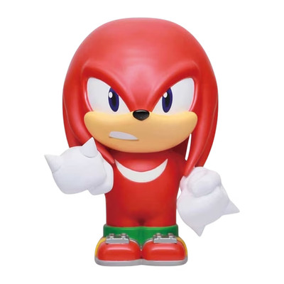 SEGA Sonic The Hedgehog Knuckles Red PVC Figural Coin Bank Piggy