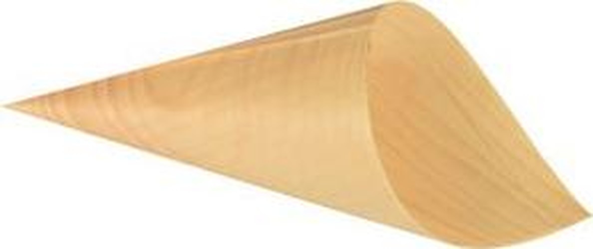 Coni Papstar Pure per Feste in Casa | Monouso Legno Eleganti 85mm