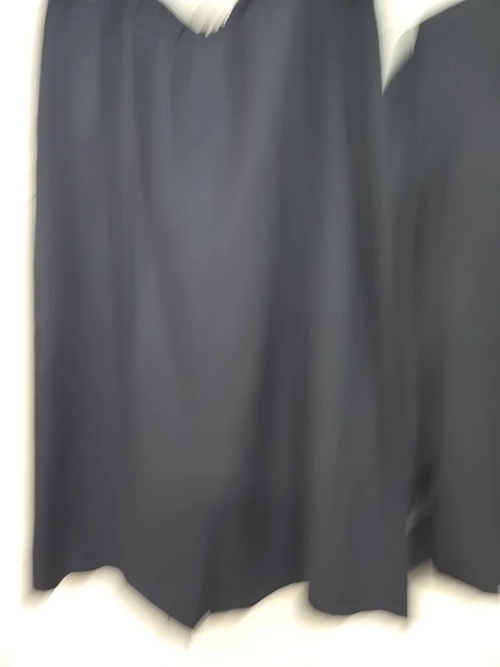 Talla Grande 16 Dos (2) Piezas Blazer Falda Conjunto Negro con Borde Estampado Animal Foto 4 de 4