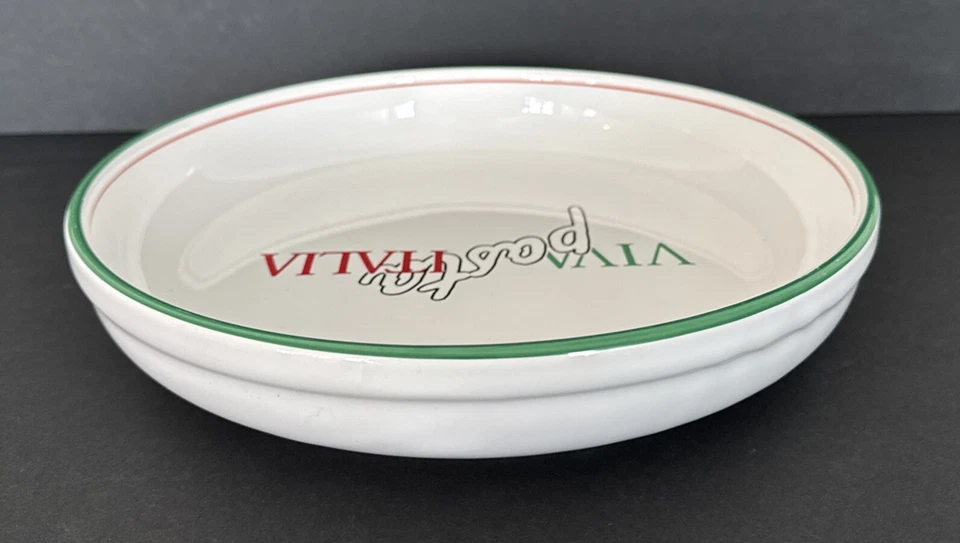 Viva Pasta Italia Pasta 12"x2” Tazón para servir Plato de espagueti Waechtersbach España Foto 4 de 4