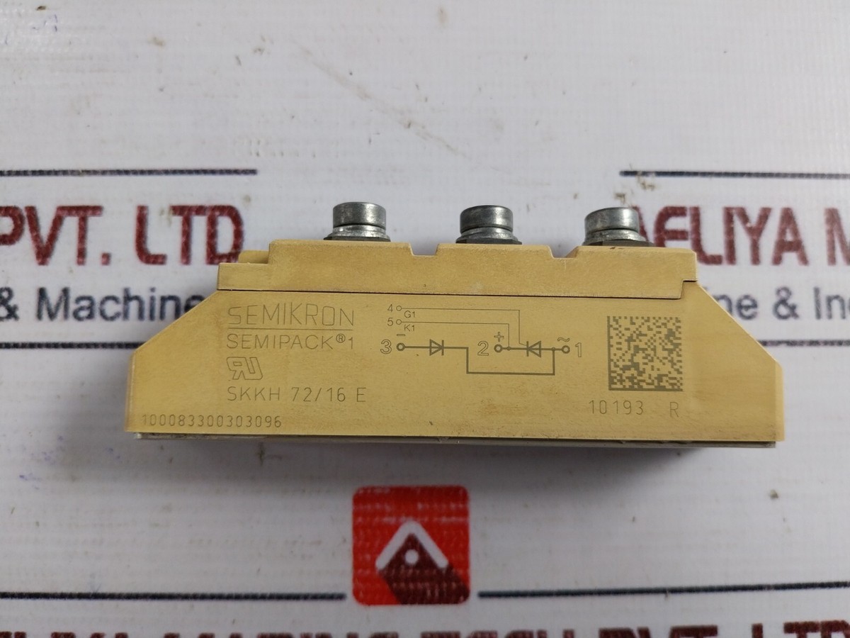 Modulo Tiristori SEMIKRON SKKH72/16E - Usato In Buone Condizioni