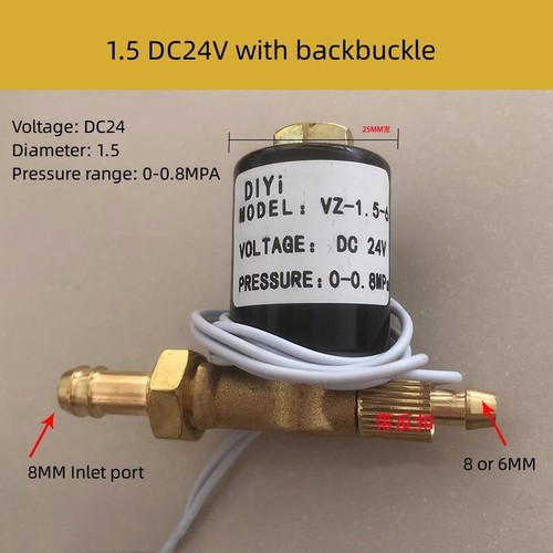 Solenoide eléctrico de 2 vías para máquina de soldadura por arco de argón válvula de gas de dos protecciones - Imagen 15 de 27