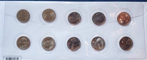2015 America the Beautiful Quarters Circulating 10-Coin Set P & D