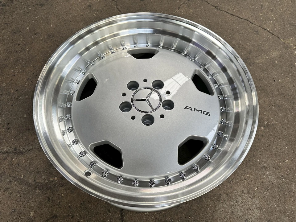 New 18x8.5J 18x9.5J Aero Classic Mercedes (4 Wheel) R107 R129 SL500 560 SEL SEC — 第 4/4 张图片