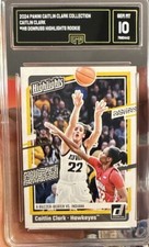 2024 Panini Caitlin Clark Rookie Collection Donruss  10 Gem Mint Fever Star C