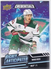 2022/23 CREDENTIALS..MARCO ROSSI..HIGHLY ANTICIPATED..ROOKIE..# HA-9..WILD