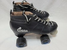 Black Cobra Roller Derby Freestyle Roller Skates Mens Size 7-Power Formula
