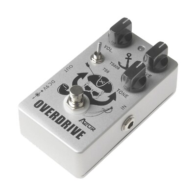 AZOR CP-76 Captain Silver Overdrive Pedal Guitar Effect Pedal Tube Screamer