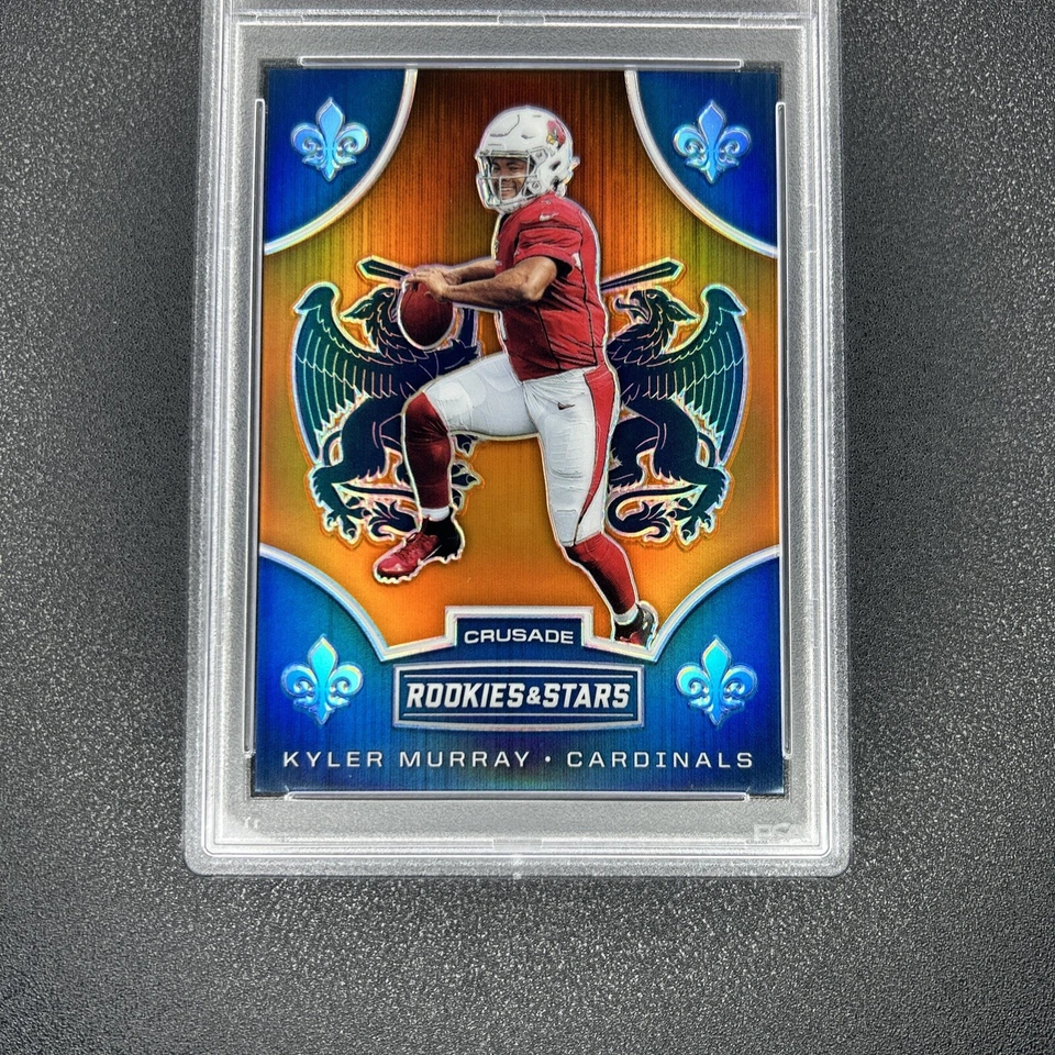 2019 Rookies & Stars Kyler Murray Orange Crusade Prizm SSP /25 PSA 10 GEM RC - Image 2 of 4