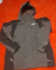 Boys The North Face Hyvent Jacket Full Zip Brown/Black Two Tone Size Large 14-16