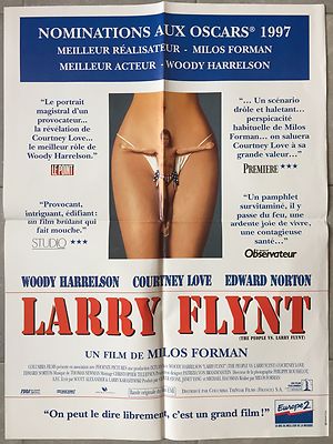 Plakat Larry Flint Woody Harrelson Milos Forman Courtney Love 60x80cm