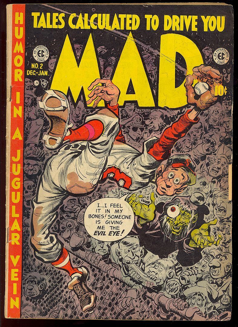 Mad #2 Nice Unrestored Pre-Code Horror Golden Age Vintage EC Comic 1952 GD-VG