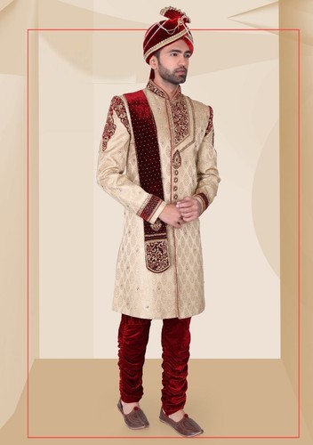 Buy Traditional Designer Ethnic Indian Men Indo Western Wedding Groom Sherwani K 28 Online In Kazakhstan 401695714173