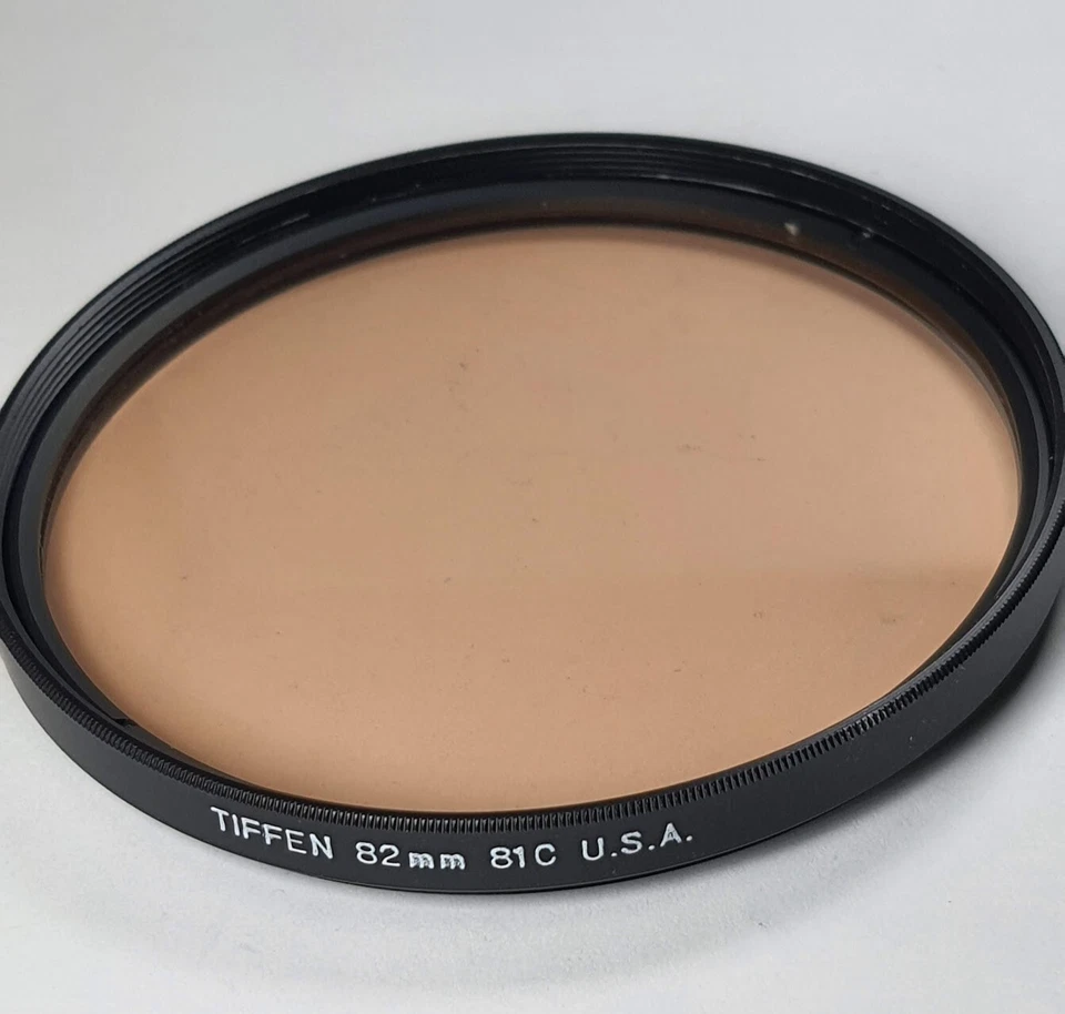 Tiffen 82mm 81C 81-C 81 C Light Balancing Glass Lens Filter 82 mm New Old Stock - Image 3 of 4