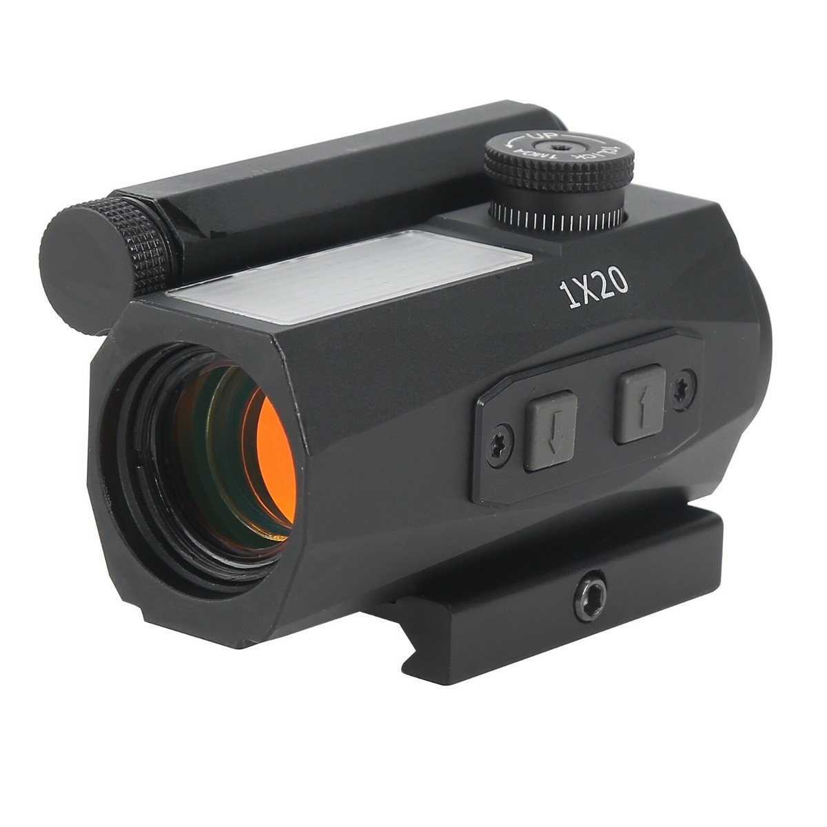 CCOP USA 1x20 Solar Red Dot Sight 2 MOA Low Profile Picatinny