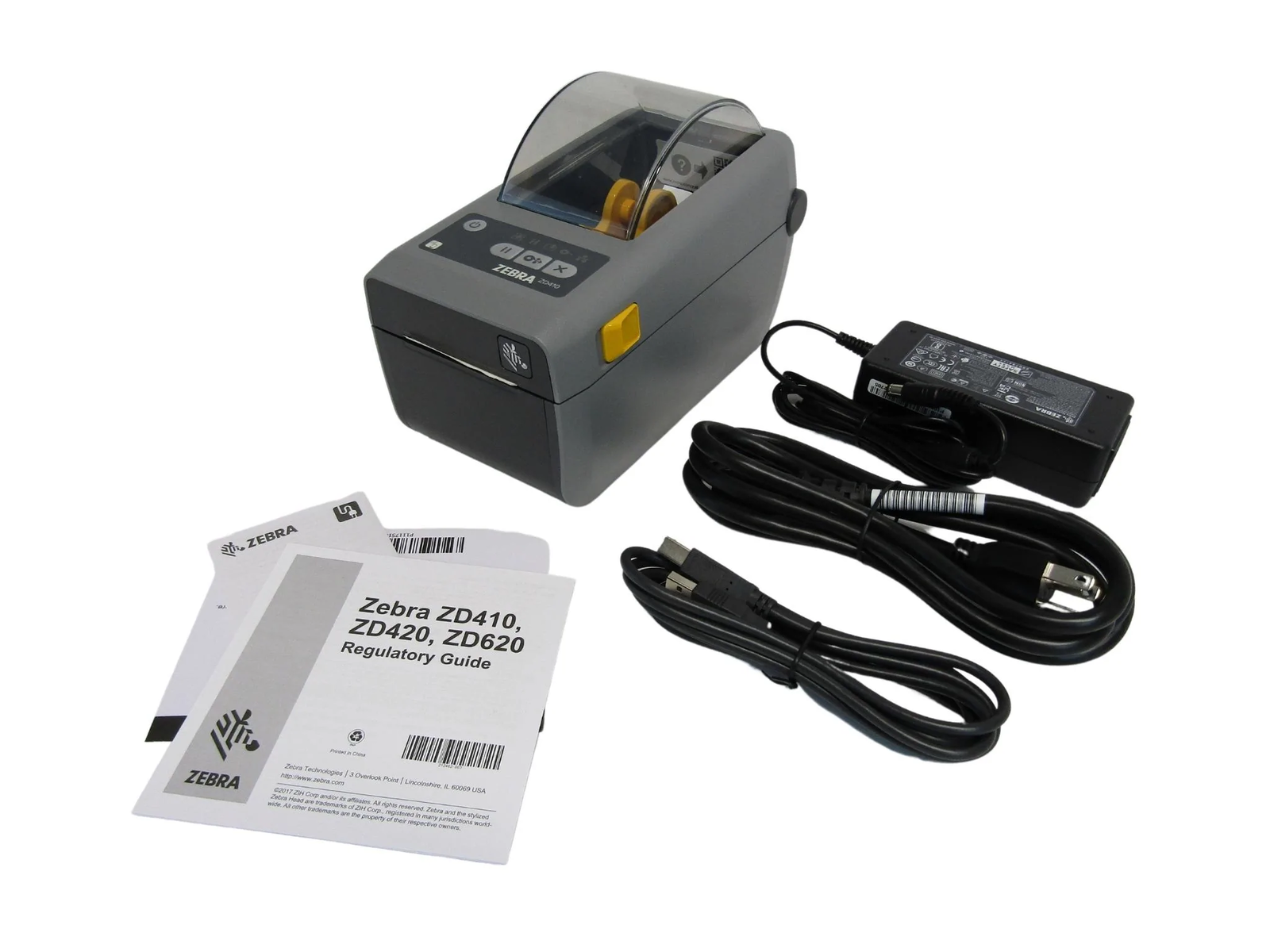 Zebra ZD410 Label Printer Monochrome Direct Thermal P/N: ZD41022-D01W01EZ 79643641628 | eBay