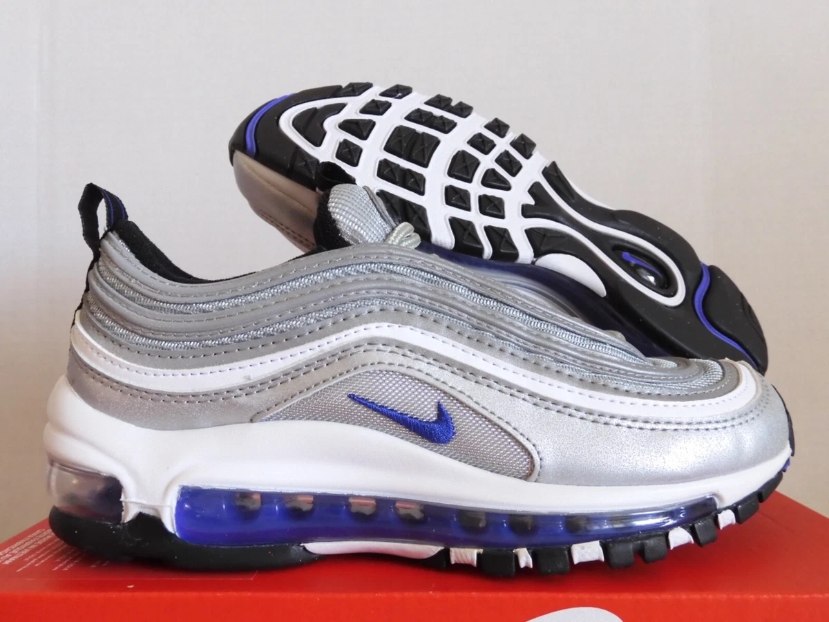 NIKE AIR MAX 97 GS METALLIC SILVER PERSIAN SZ 4Y WOMENS SZ 5.5