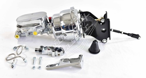 Chrome 1967-72 Chevy GMC Truck 9 Power Brake Booster + Master Disc Disc Kit Chrome 1967-72 Chevy GMC Truck 9 Power Brake Booster + Master Disc Disc Kit