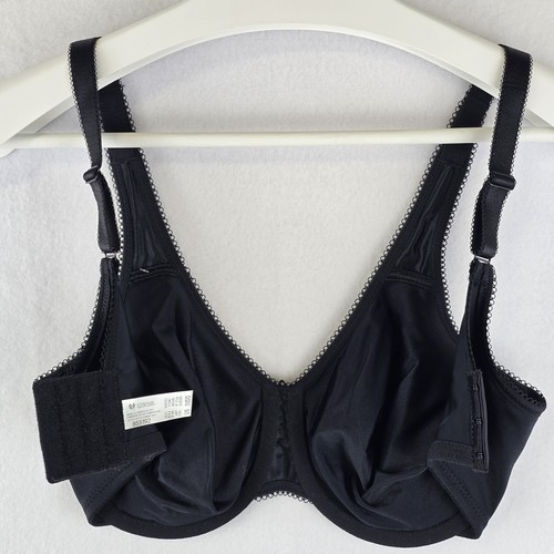 $58 Wacoal 32DD Bra 855192 Black Basic Beauty Full Figure Seamless Underwire NEW - Picture 3 of 16