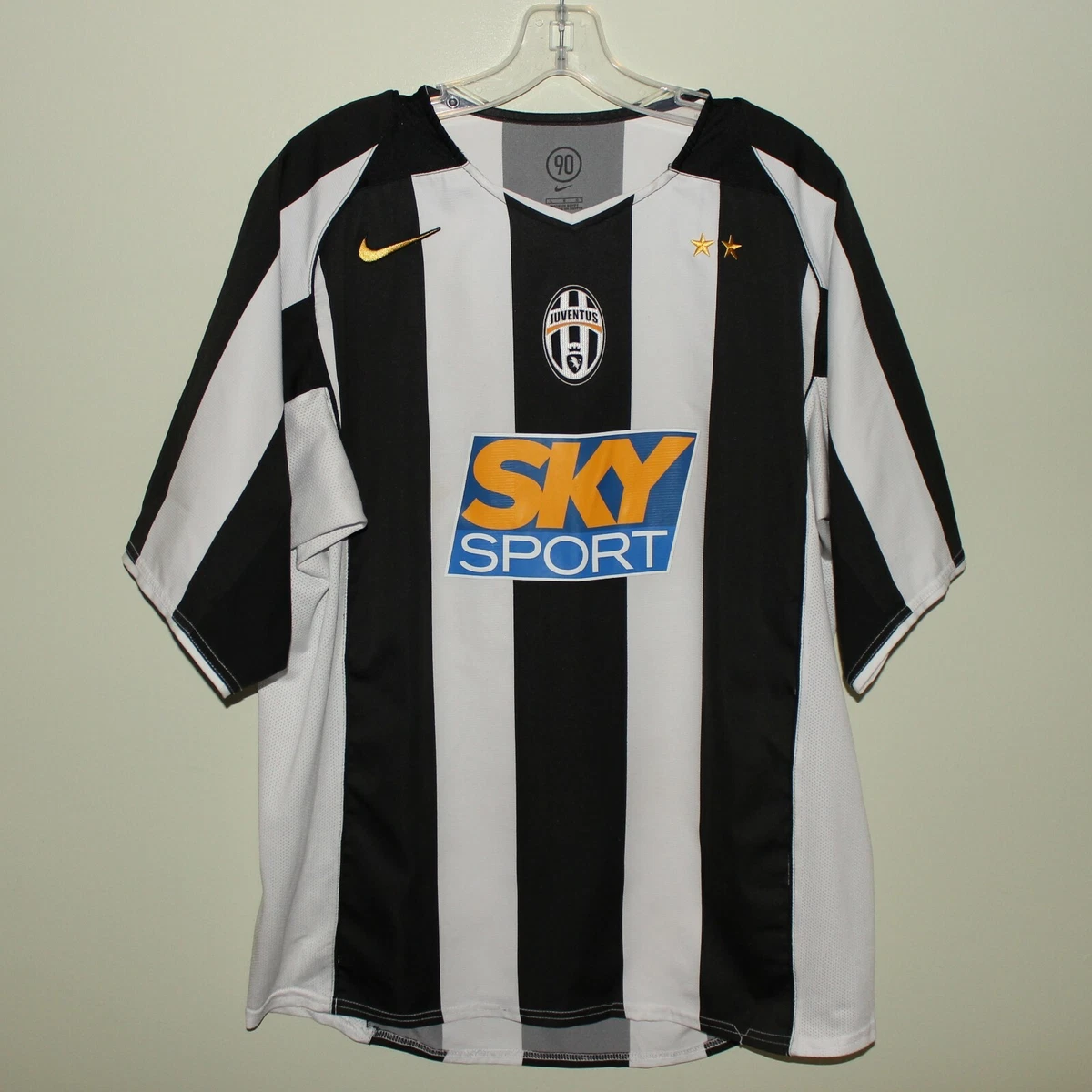 Defecte Nevelig films vintage JUVENTUS 2004-05 home football shirt Nike L jersey maglia Sky Sport  | eBay