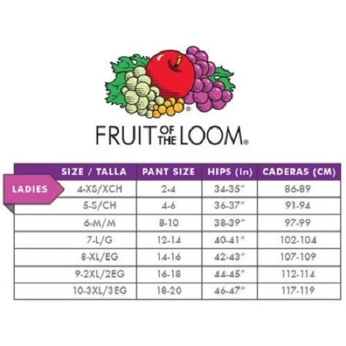 Fruit of the Loom® Women's BIKINIS 6-Pack " Microfiber & Tag Free " NEW!! - Image 4 of 4