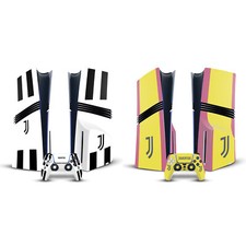 JUVENTUS FC 2024/25 KIT VINYL SKIN FOR SONY PS5 PRO DISC EDITION BUNDLE