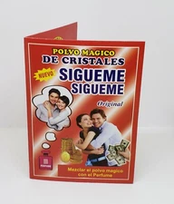 POLVO MAGICO DE CRISTALES ATRAE EL AMOR Y DOMINIO ORACION INSTRUCCIONES INCLUID 