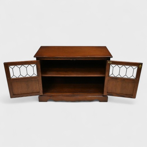 Old Charm TV Stand Glazed Drawer Model 2265 Tudor Brown Strong FREE UK Delivery - Picture 11 of 24