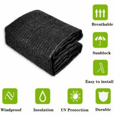 70 UV Sunblock Shade Cloth for Canopy Plant Cover Greenhouse Barn 6 x 16 ft