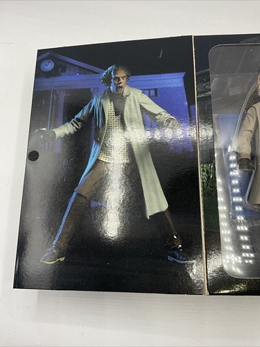 Ultimate Doc Brown Back to the Future 7inch Movie Figure NECA (S) - Picture 12 of 24