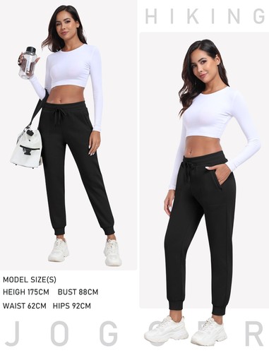 Jogginghose Damen Jeggings Stretch Thermohose Mikrofleece Sporthose Atmungsak... - Bild 6 von 7