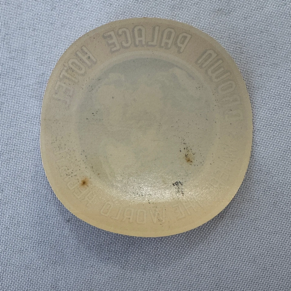 Etiqueta de equipaje de viaje de hotel vintage Brown Palace Hotel Denver Colorado Foto 3 de 3