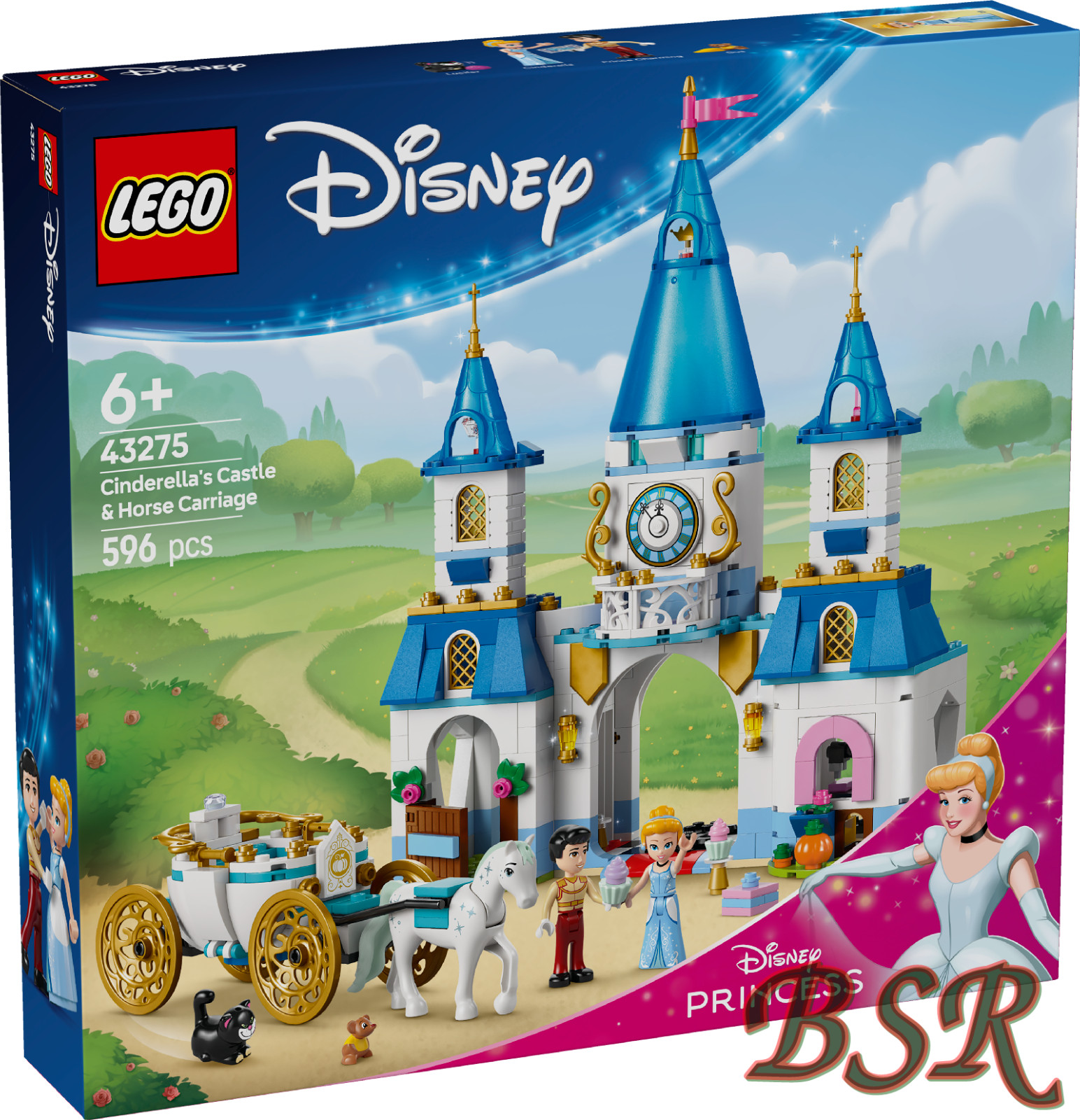 LEGO® Disney 43275 Cinderellas Schloss und Pferdekutsche - Bild 2