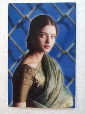 Bollywood Schauspielerin Miss World Aishwarya Rai Bachchan Original Postkarte...