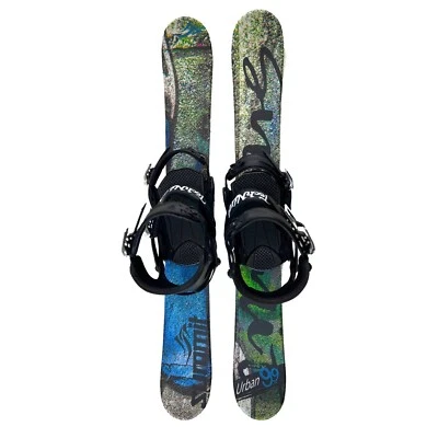 SUMMIT SKIBOARDS Summit Urban 99cm Skiboards Snowblades Technine Custom Snowboard Bindings
