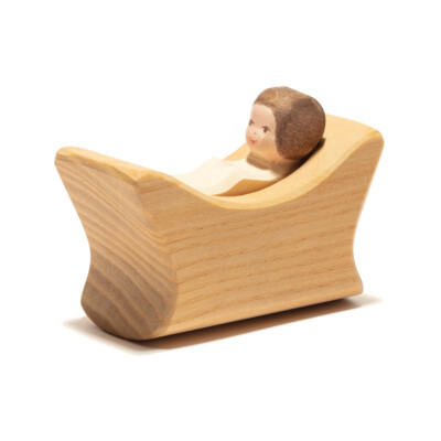 Ostheimer 1006 Wiege mit Kind 2-tlg. Familie Bauernhof Waldorf