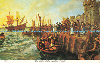 R680359 Das Segeln der Mayflower 1620. Southampton City Council. Harvey Bart
