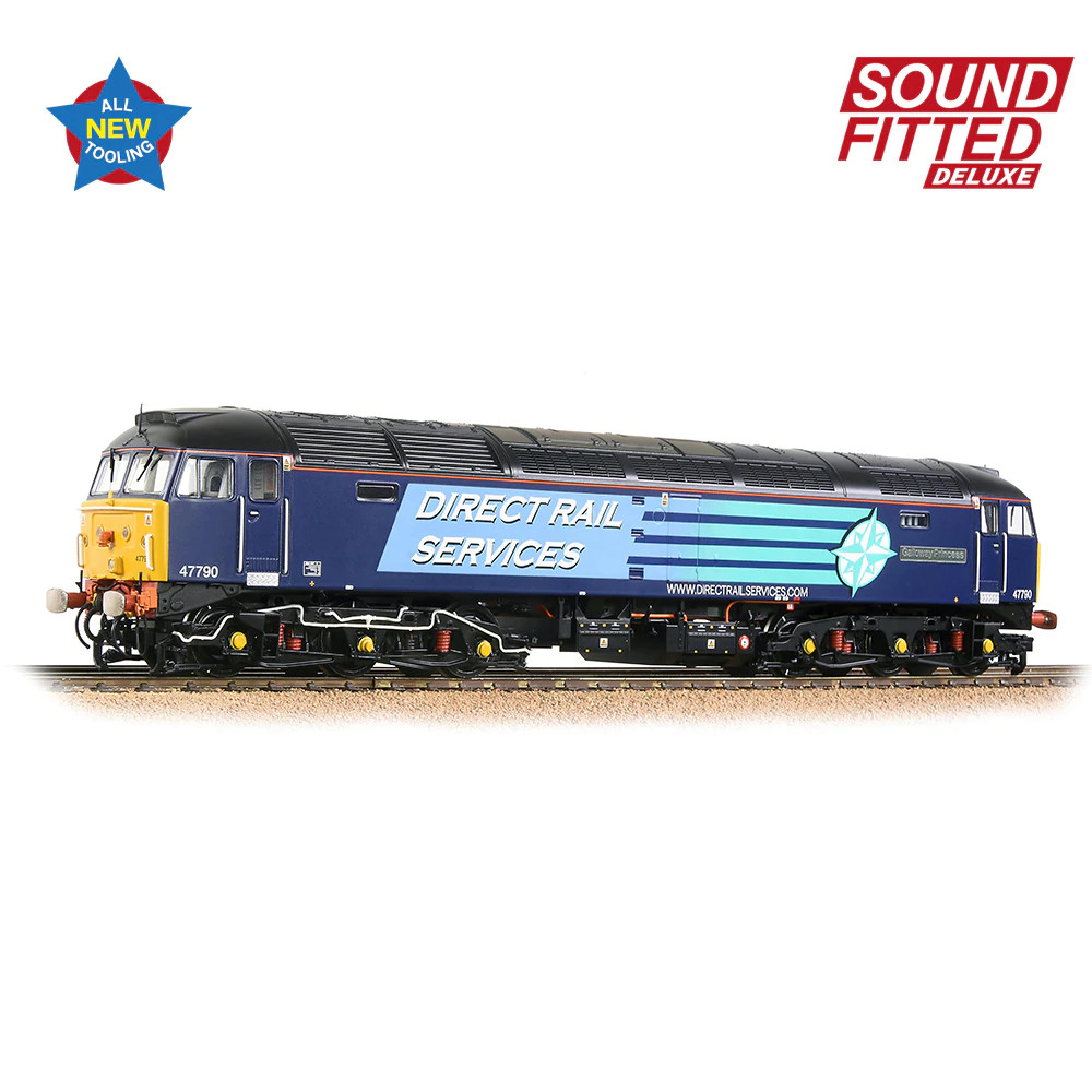 Bachmann 35-432SFX OO Gauge Class 47 47790 Galloway Princess DRS DCC SOUND DELUX