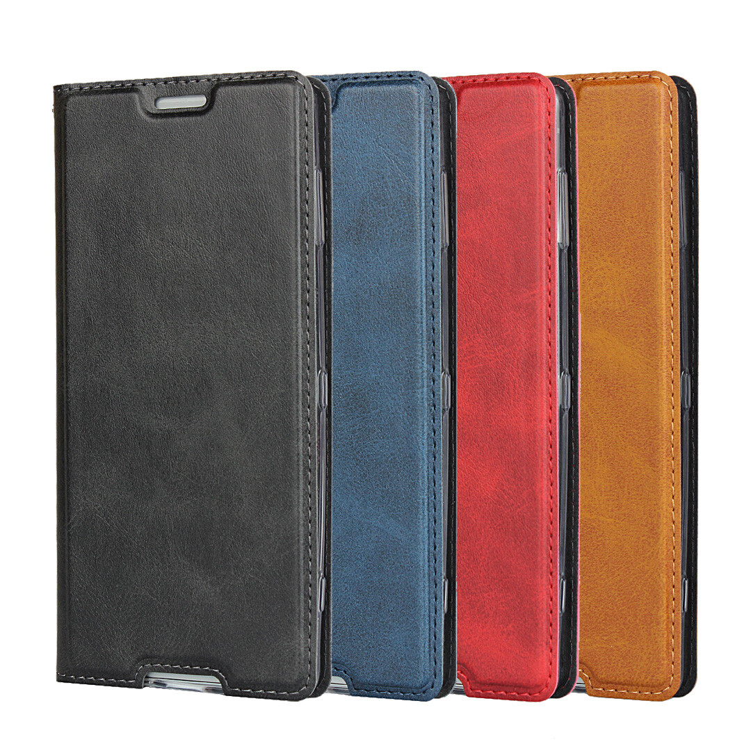 For Sony Xperia XZ2 Magnetic Leather Phone Case Protector Flip