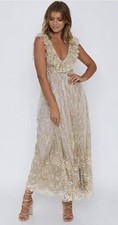 BNWT Beginning Boutique Belle Of The Ball Maxi Formal Prom Dress Size 8
