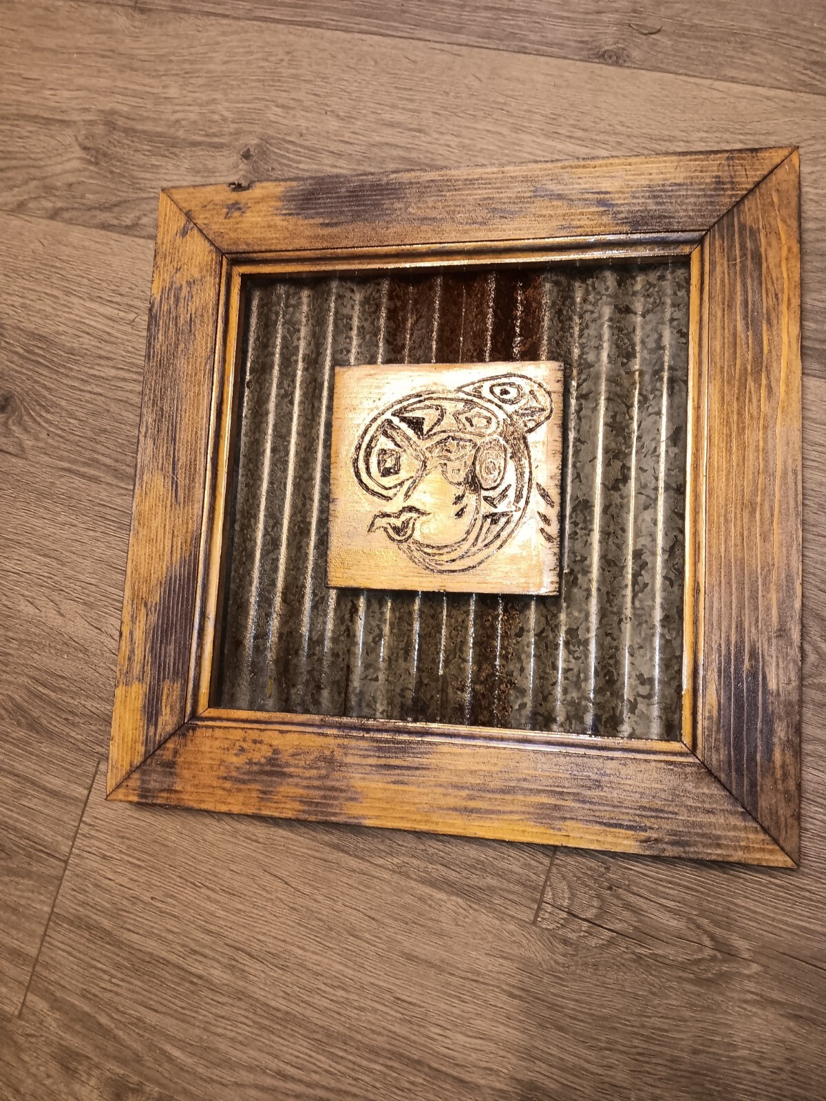 Rustic Wooden Fish Wall Decor for Coastal or Cabin Style