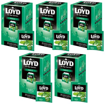 5 x HORECA LOYD Mint Tea 20 envelopes 5 x 40g / 200g