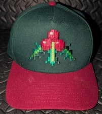 Green Red Adjustable Minecraft Holiday New Era Baseball Hat RN11493