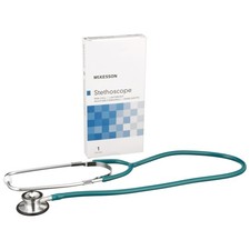 McKesson General Exam Stethoscope Teal Blue Tube 22 inch 01-670TLGM 1 Ct