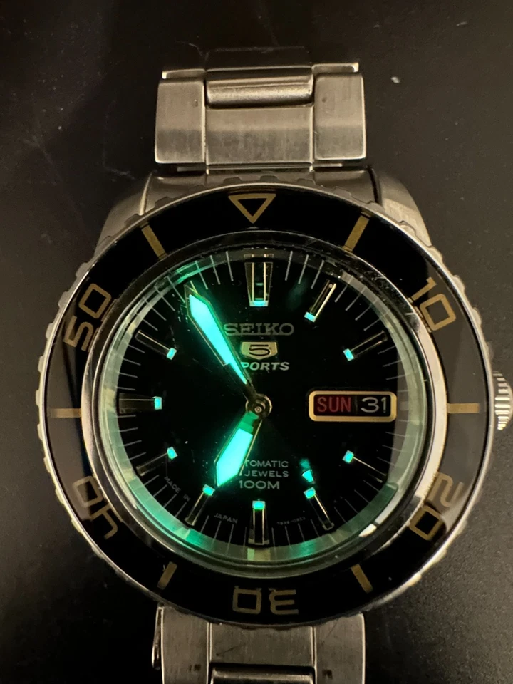 Seiko 5 Sports Men's 55 Fathoms Upgraded to NH36 Day Date 41mm SNZH57K1 7S36-04N - Image 2 of 4